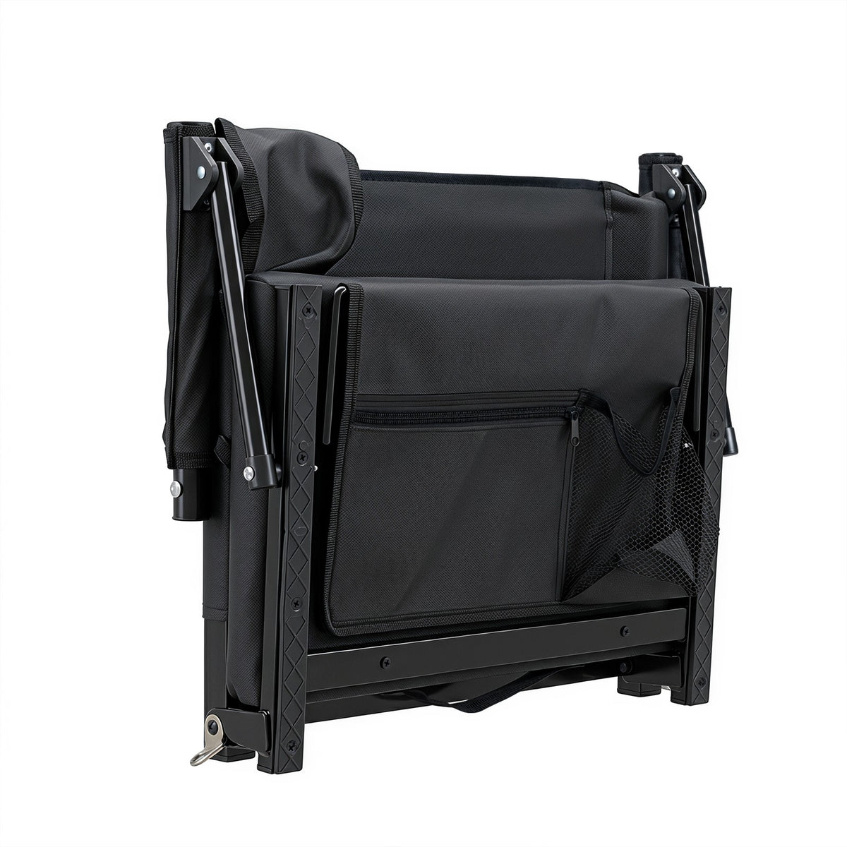 2-Pack Folding Stadium Seats with Cup Holders & Pockets