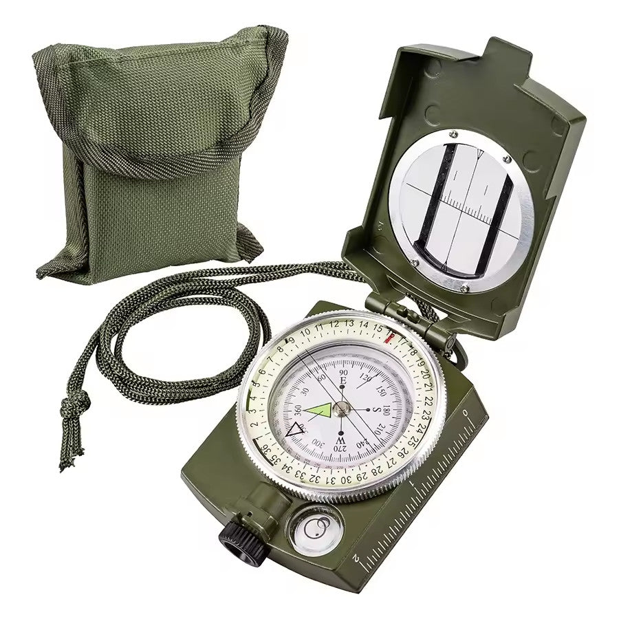 Military Compass AF-4580 Waterproof Lensatic Navigation for Camping Hiking
