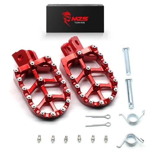 Motorcycle Front Foot Pegs for GROM, Monkey, Dax 125 2025 - CNC Aluminum, MX Style Grip
