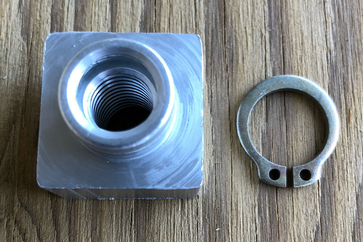 Trailer Insert Nut Kit with Snap Ring for Snowmobile Trailers