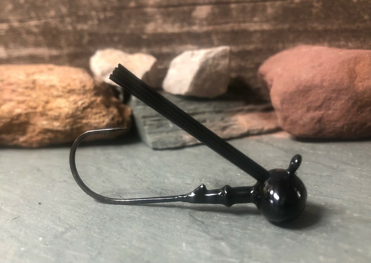 Football Jig Heads - Weedless Bass Fishing Lure - 5 or 10 Pack
