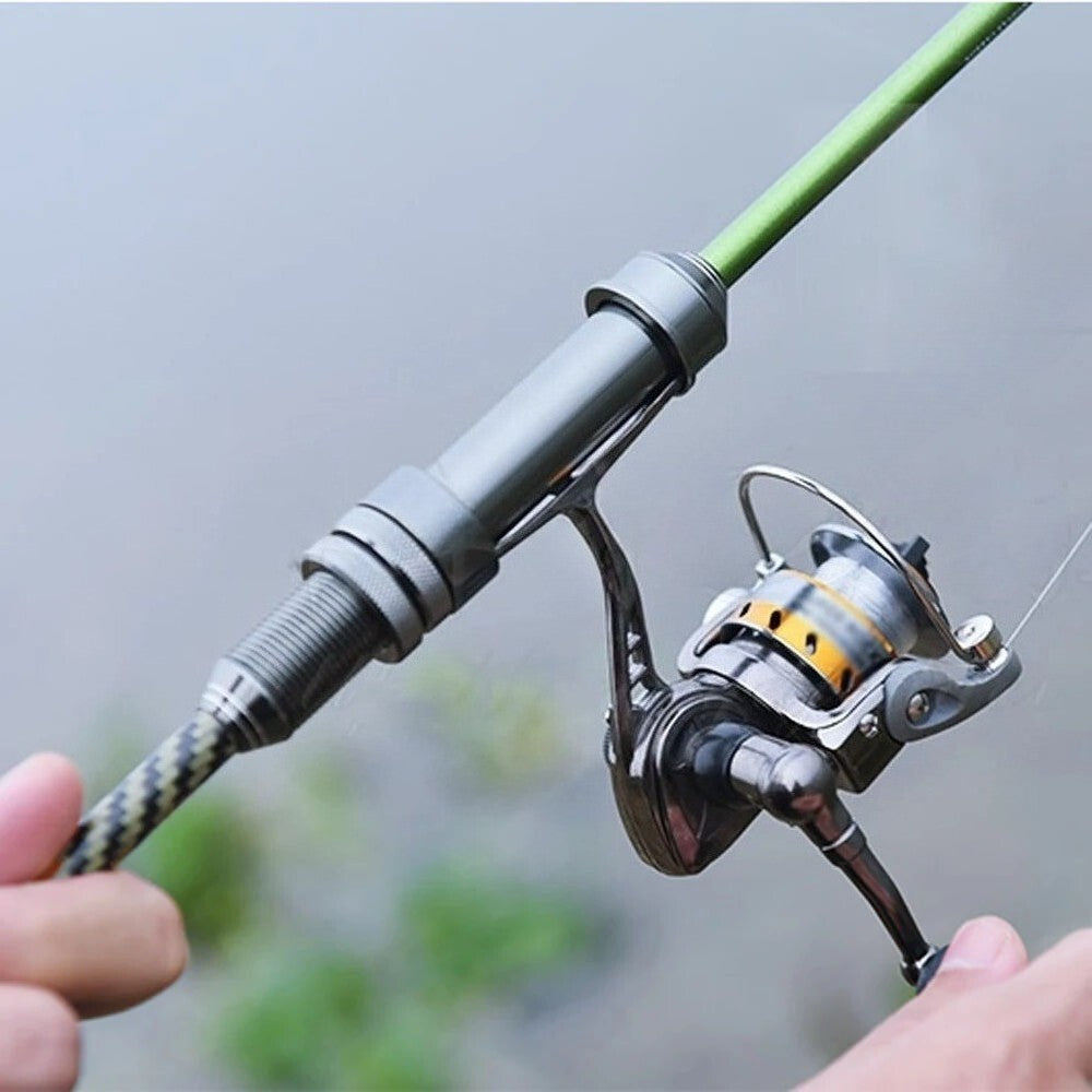 Mini Spinning Reel for Carp and Raft Fishing - Portable Aluminum Gear