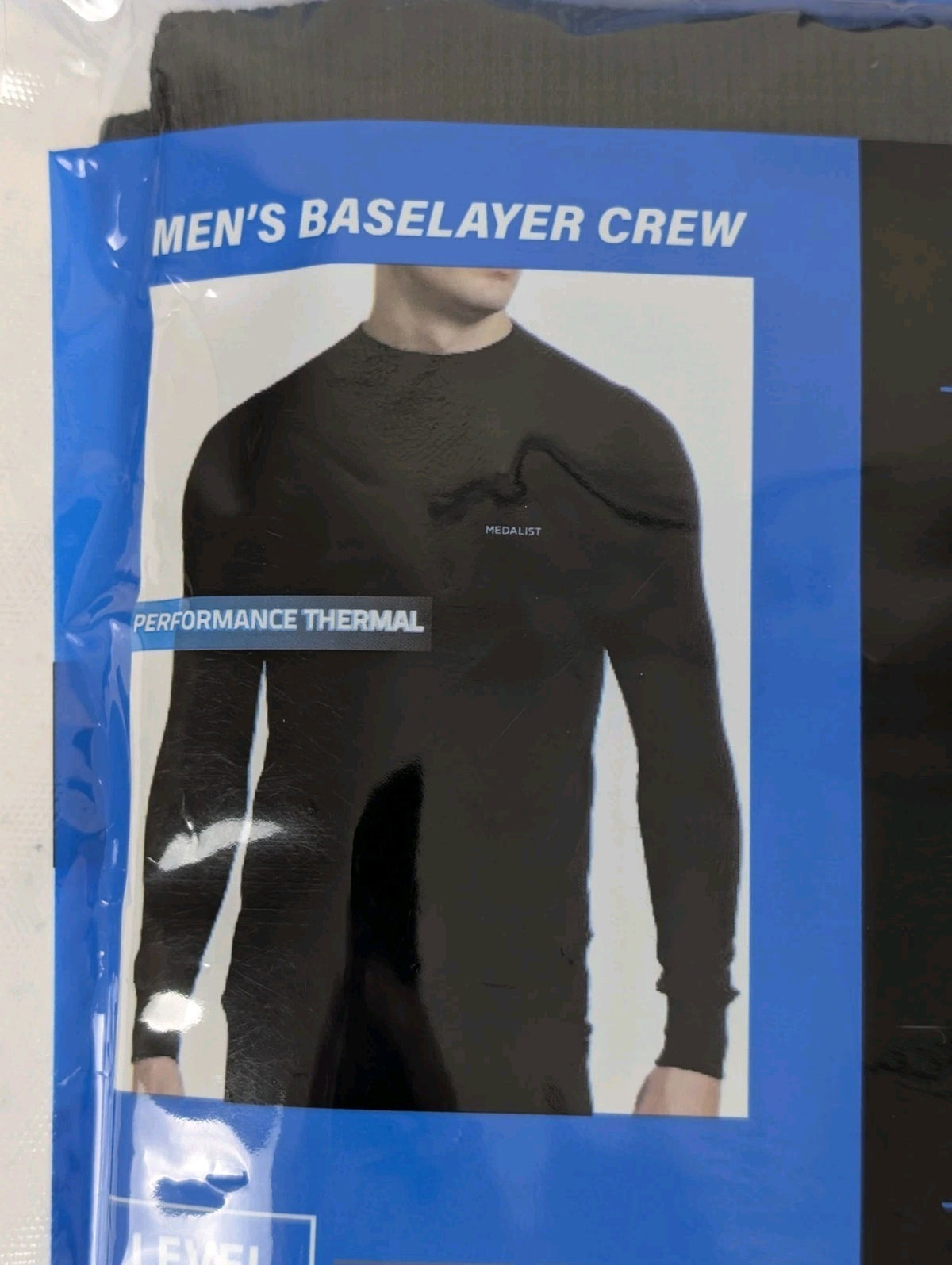 Men's Thermal Base Layer Crew Shirt Large Performance Level 1