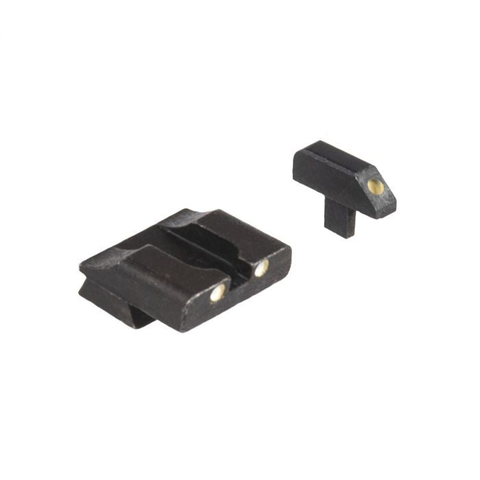 1911 GI 3-Dot Sight Set Steel Stake Front & Dovetail Rear OEM for Pistols