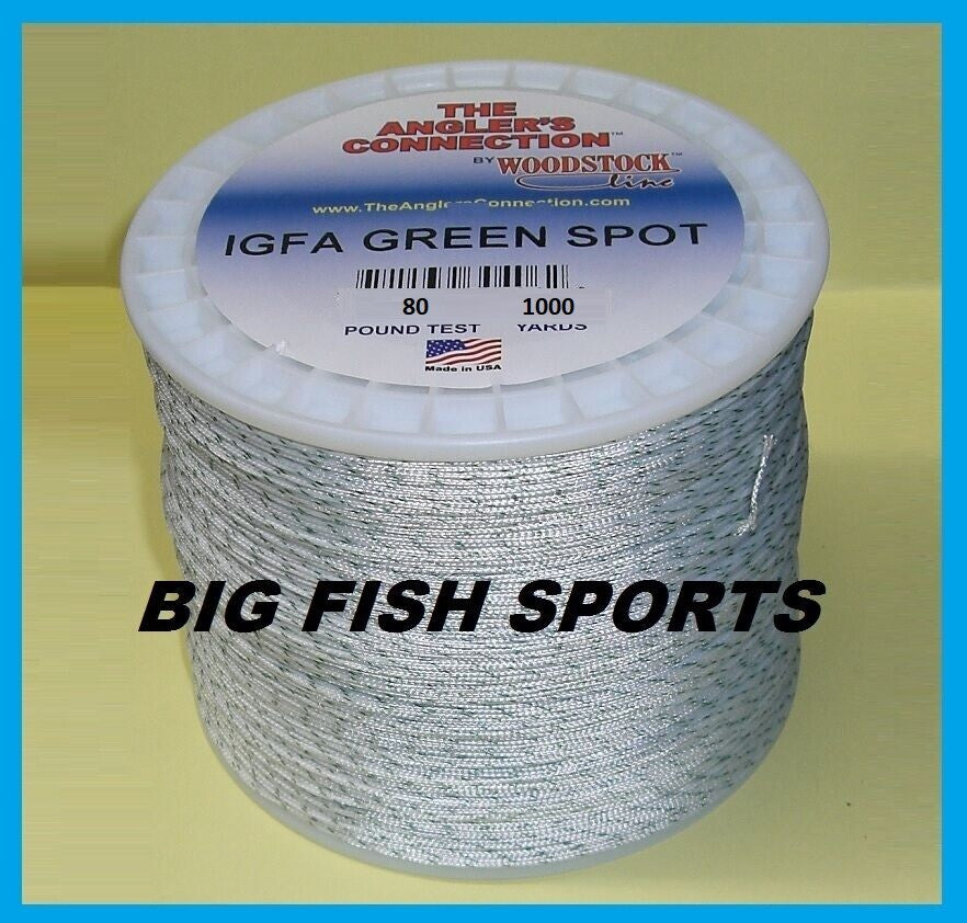 80LB Braided Dacron Fishing Line 1000YD Waterproof & Low Stretch
