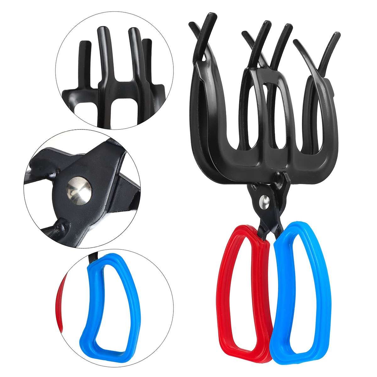 Fishing Fish Grippers with Aluminum Control Clamps - Heavy Duty Tackle Tool