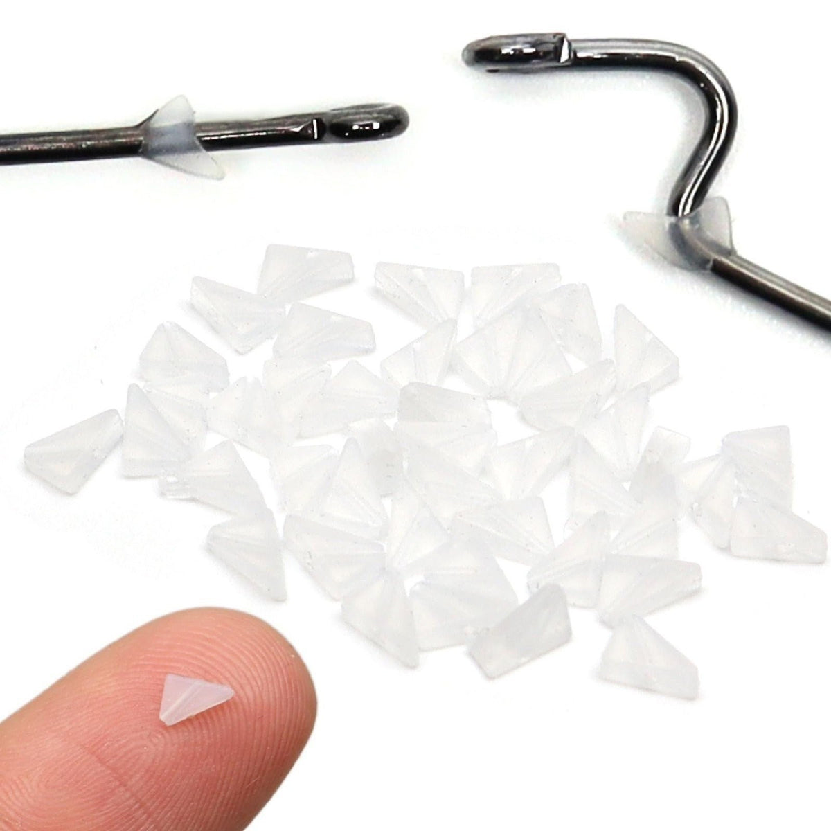 Flexible Bait Keepers for Fishing Hooks - 50 Pack, Adjustable & Reusable