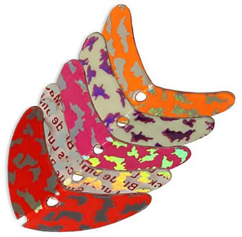 Fishing Spinner Blade 1.1 Inch Assorted Tiger for Lure Trolling & Jigging