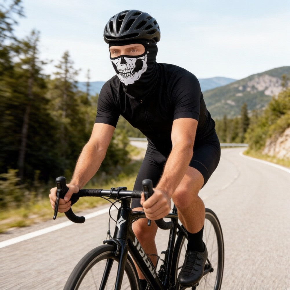 Full Face Balaclava Mask Skull Ghost Headwear for Sports Halloween