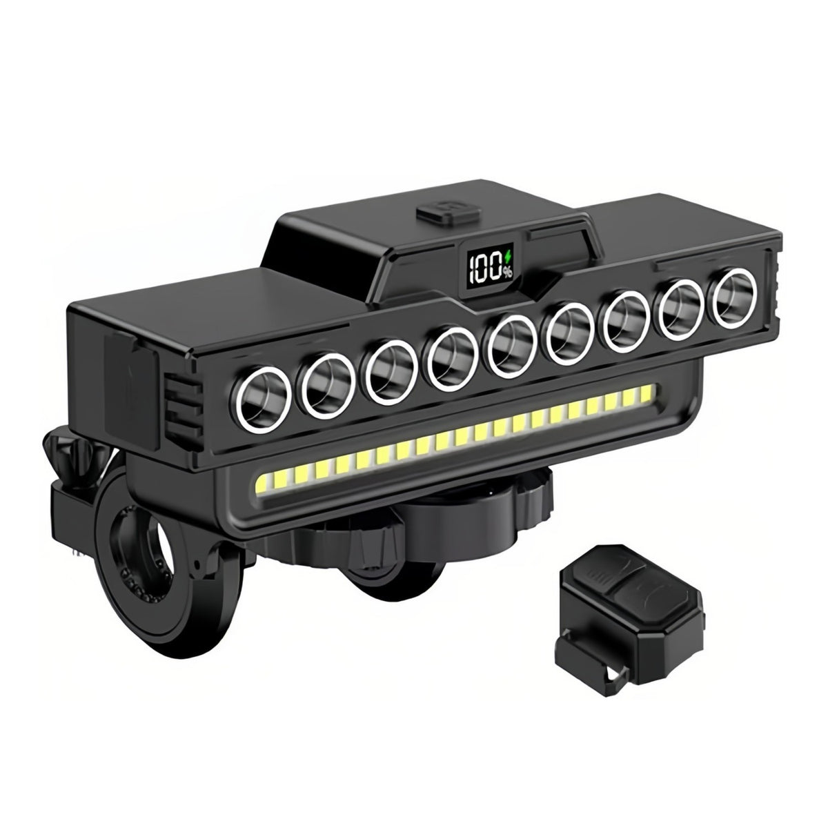 Rechargeable LED Bicycle Headlight with USB Fast Charge & 130dB Horn Waterproof