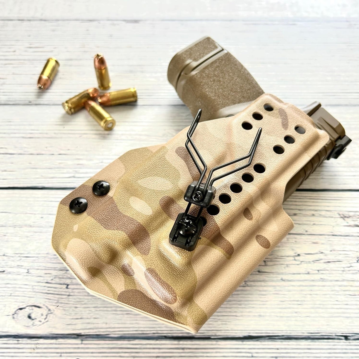 Universal Belt Clip for Holsters and Gear - Wide Mounting Adapter