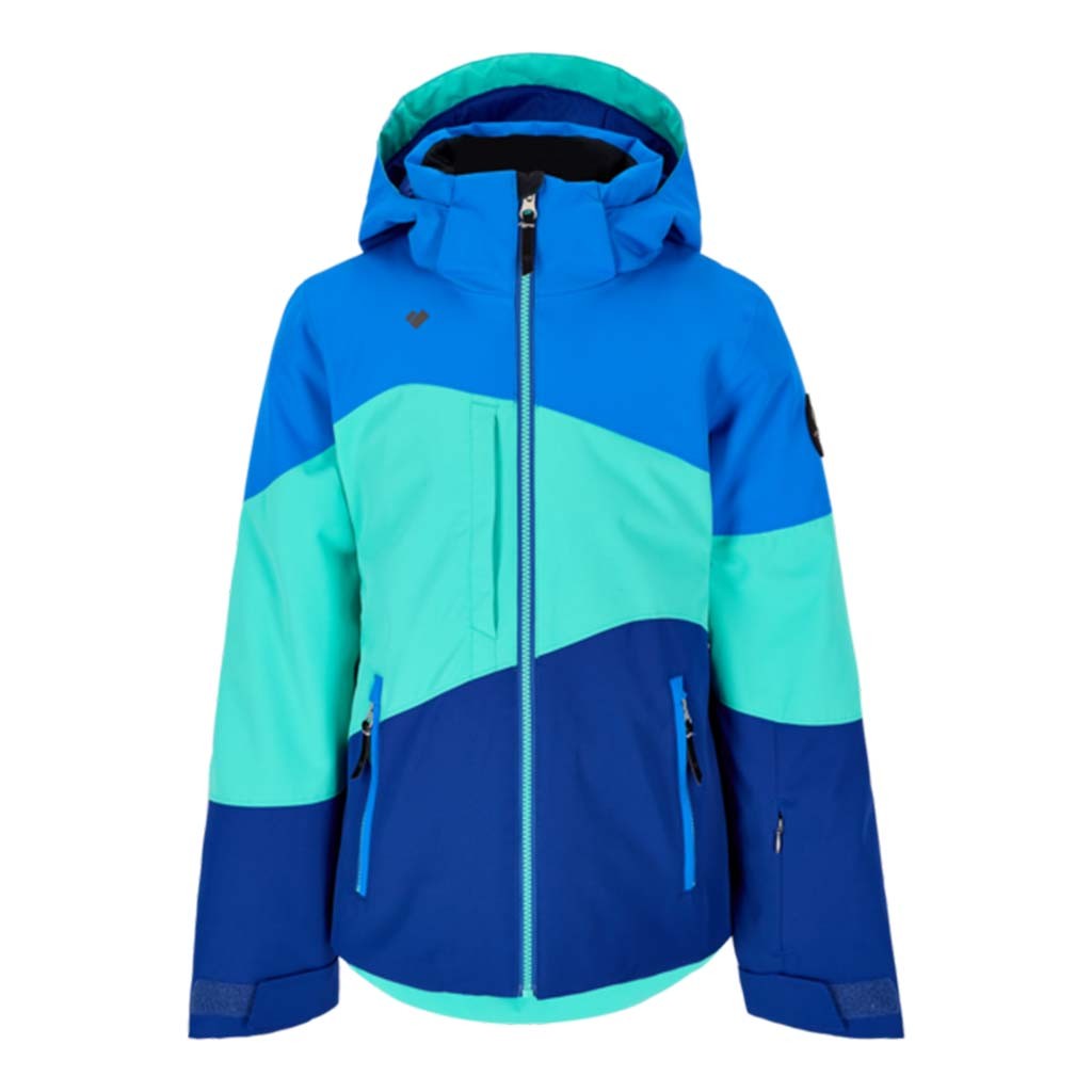 Waterproof Puffer Jacket for Girls with Stretch and Seam Sealing