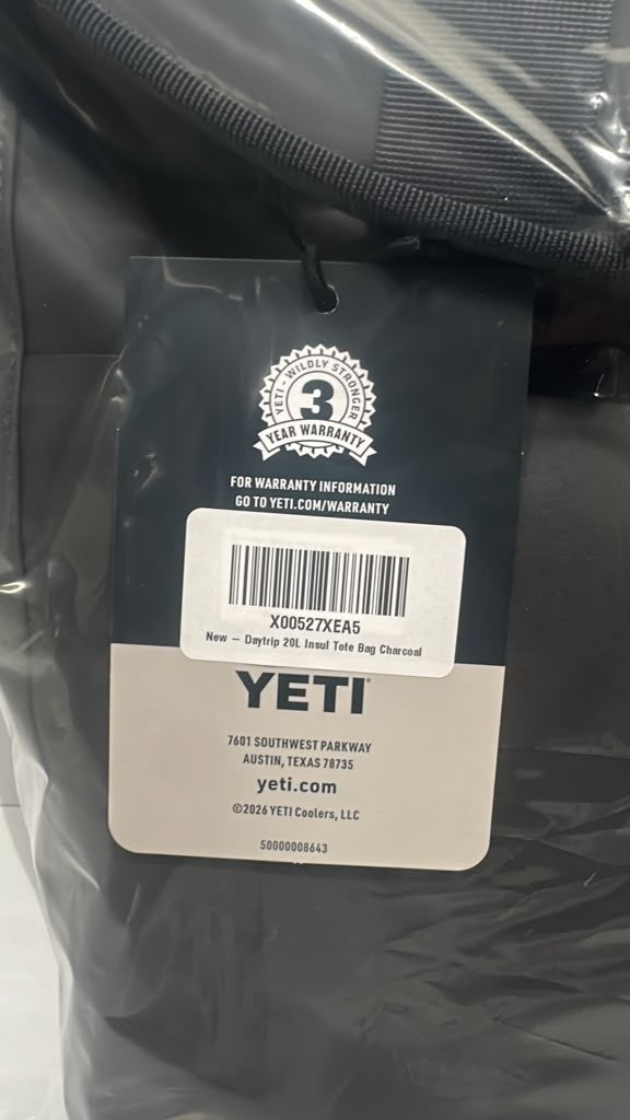 YETI Daytrip 20L Insulated Soft Cooler Tote Bag - Charcoal