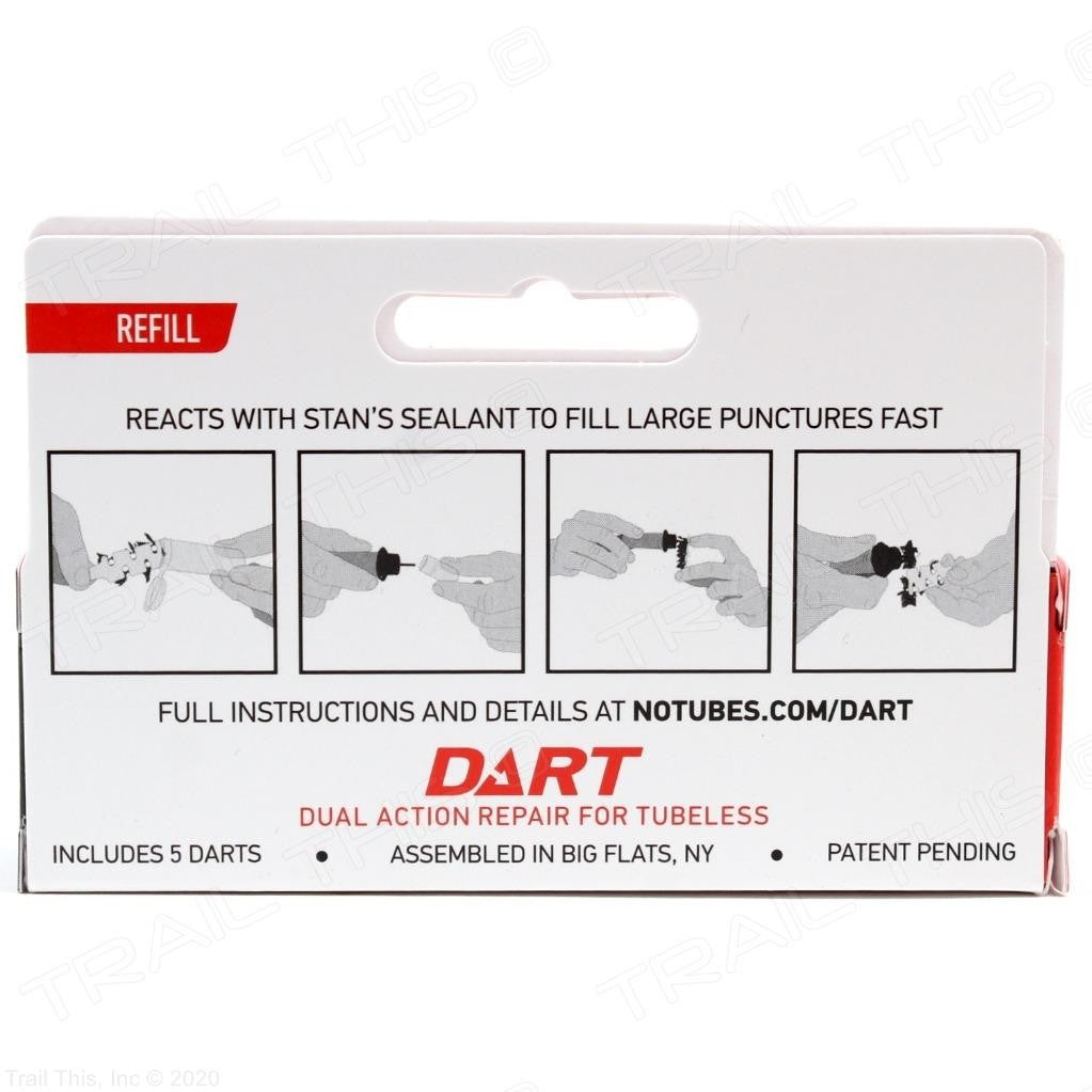 Bicycle Tubeless Tire Repair Darts Refills Pack of 5 for Bike Tubeless Sealant