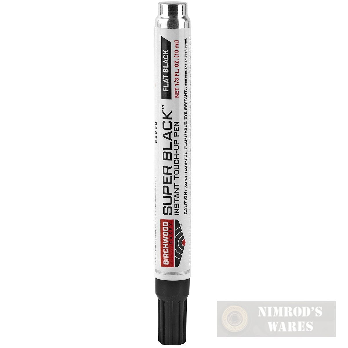 Birchwood Touch-Up Pen Flat Black for Scratches & Nicks - Fast Shipping