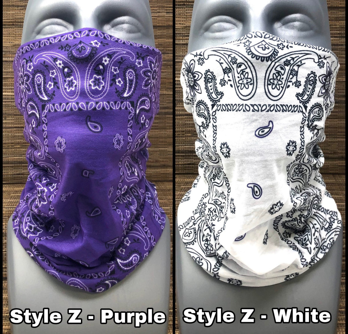 Unisex Multi-Functional Face Mask Gaiter Balaclava Neck Cover for Motorcycle & Outdoors