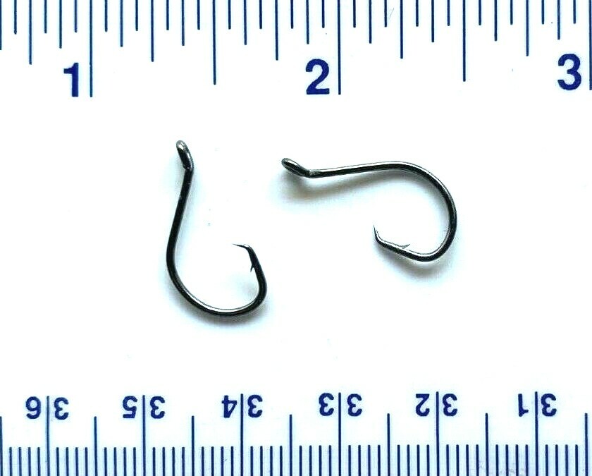 Fishing Hooks 2X Offset Circle Hooks Size 6 - Pack of 100