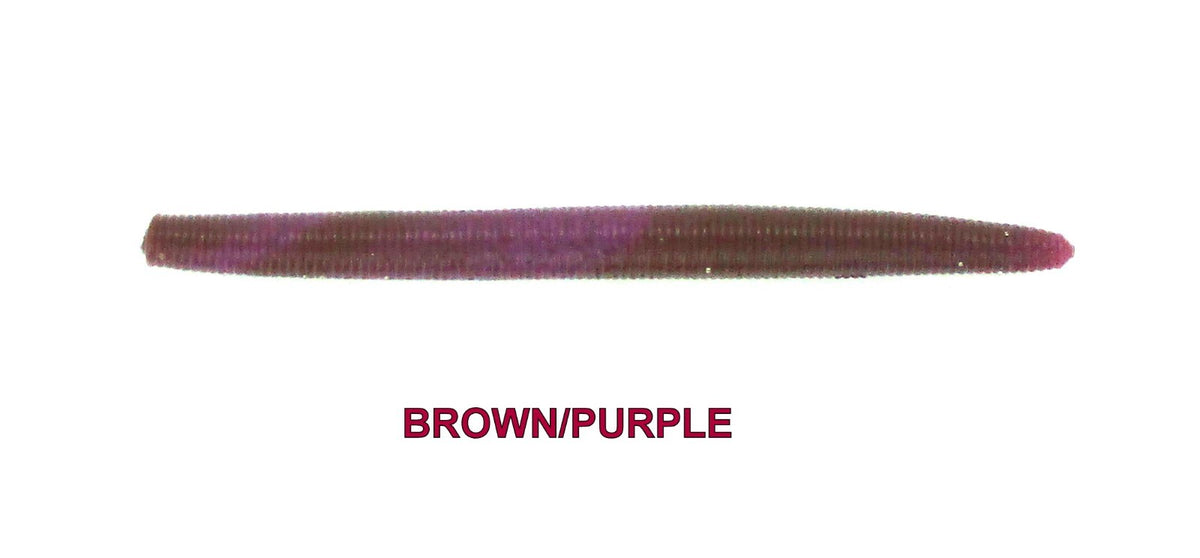 Wave Plastics 4" Baby Tiki-Stick Swirl Series Brown Purple - 3 Packs