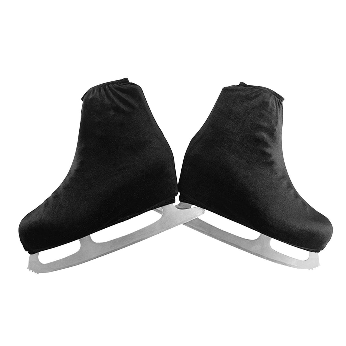 Velvet Ice Skate Boot Covers Pair - Protects & Keeps Feet Warm