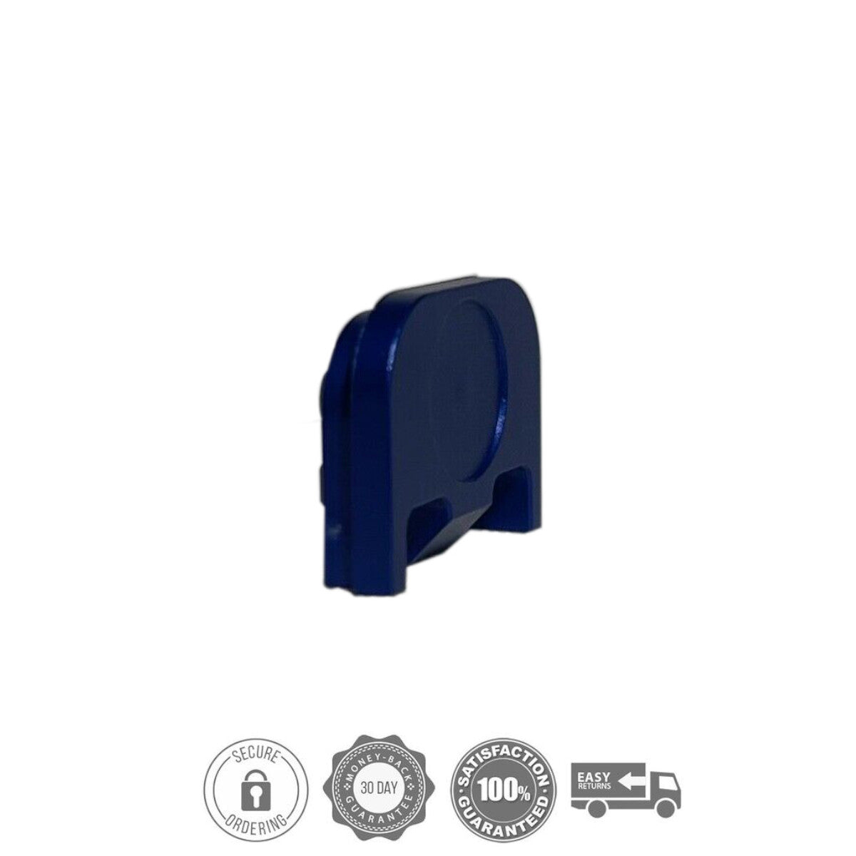 Anodized Aluminum Slide Cover Plate for Gen 1-5 - Textured Chevron Pattern