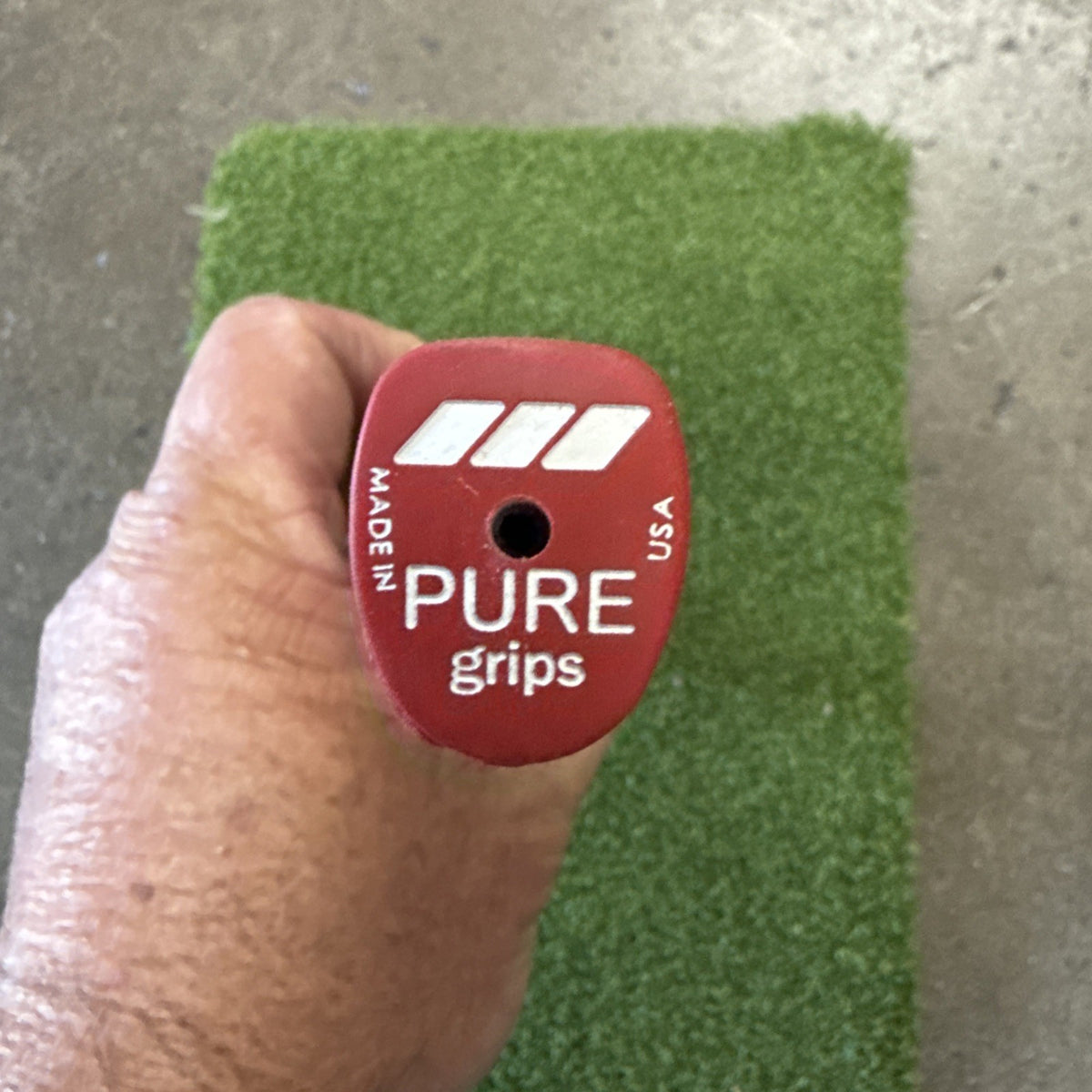 Pure Standard Size Red Putter Grip - Golf Club Accessory