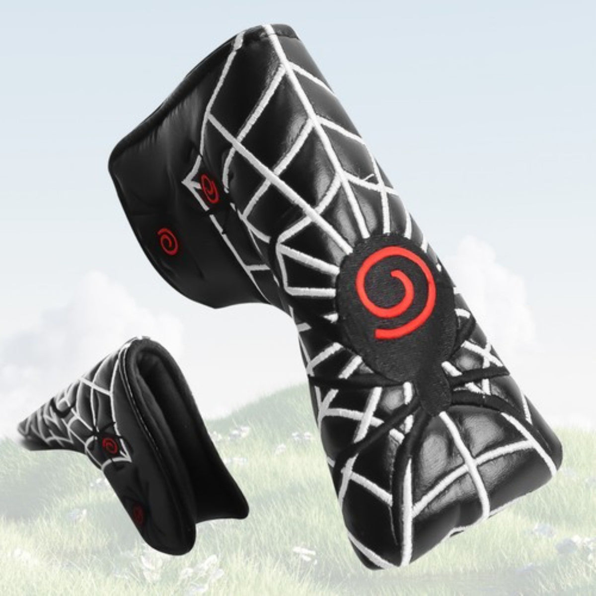 Spider Golf Putter Headcover PU Design Universal Fit for Blade Putters