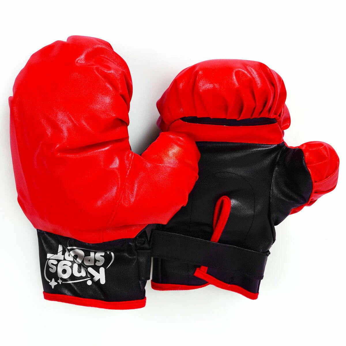 Kids Adjustable Inflatable Punching Bag Set with Stand Boxing Gloves & Pump