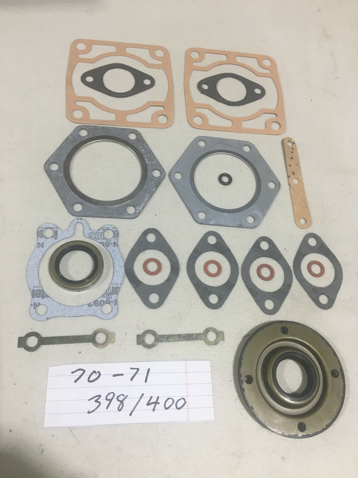 Vintage Polaris Gasket Set for 70-73 Twin 398/400 Engines