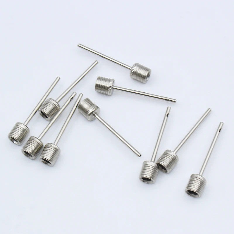 10PCS Stainless Steel Ball Pump Needles for Soccer and Basketball Inflation