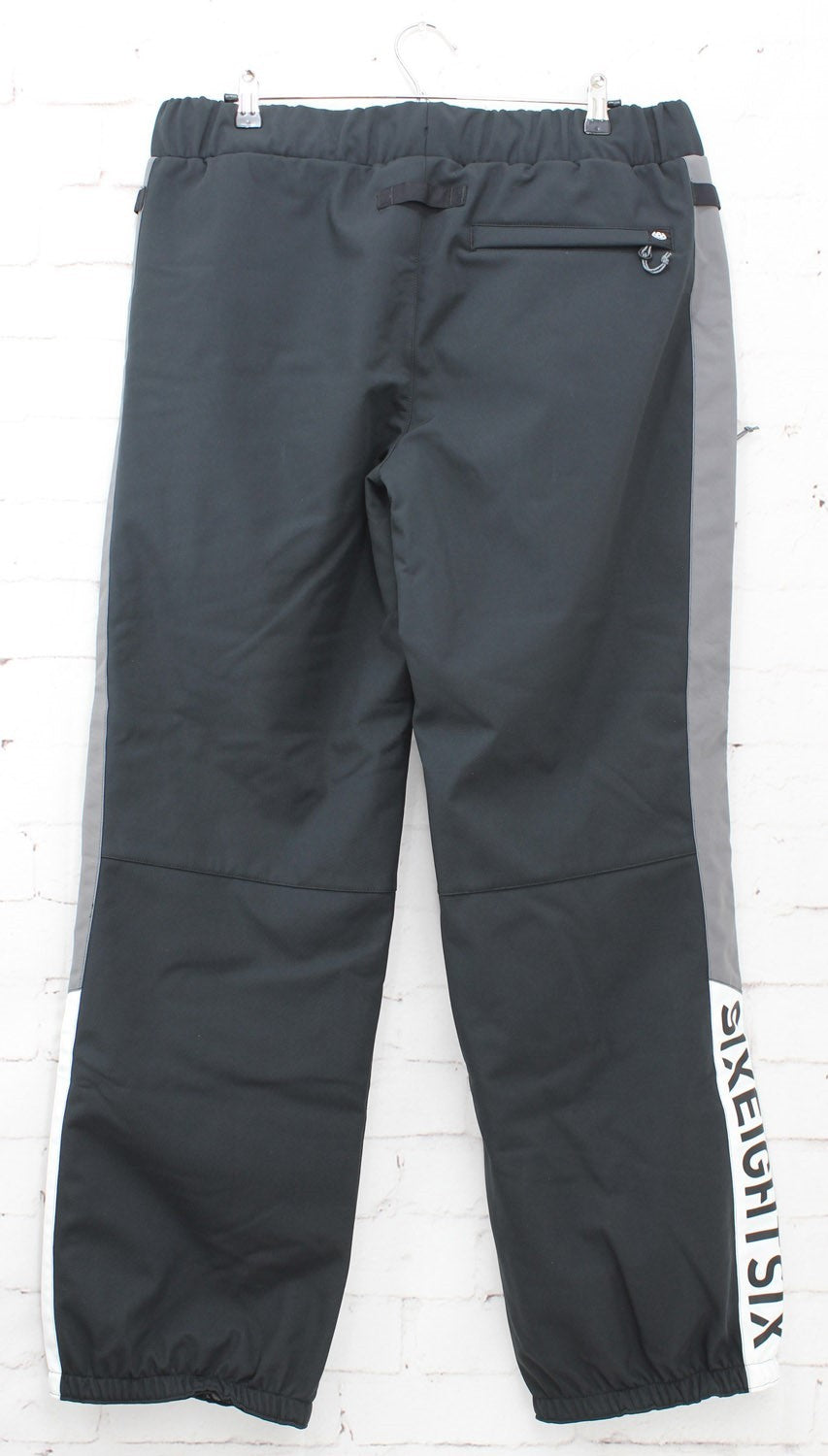 686 Waterproof Softshell Snowboard Track Pants - Men's Large Black