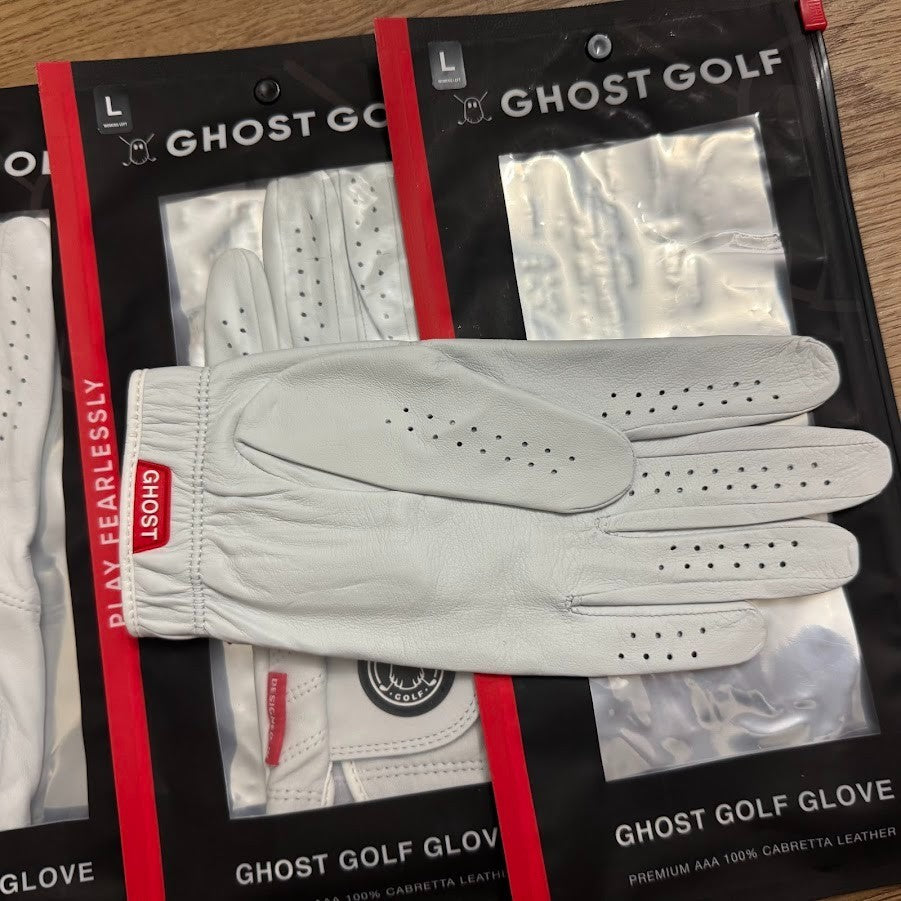 Golf Gloves for Women Left-Hand Large White - 4 Pack