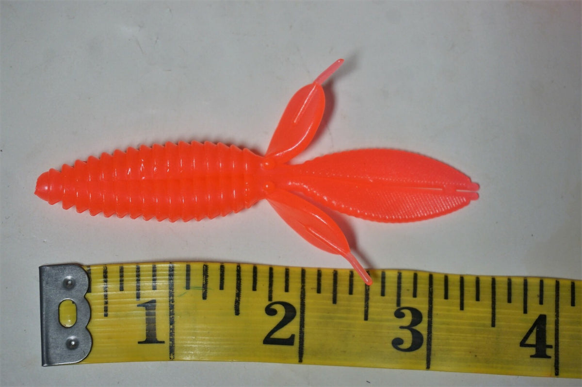 Soft Plastic Bass Fishing Baits - 50 3.5" Beaver Bug Lures in Multiple Colors