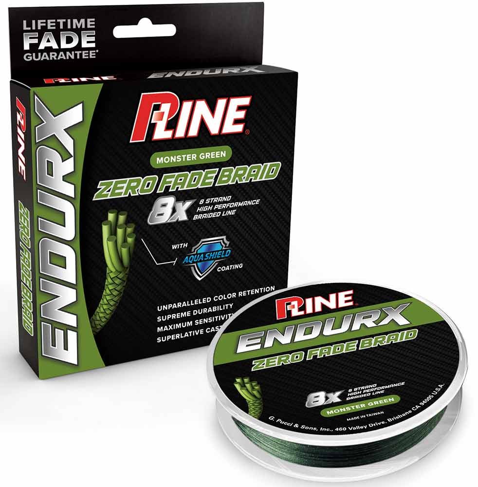 Braided Fishing Line No Fade Green 150 Yards - Multiple Pound Tests