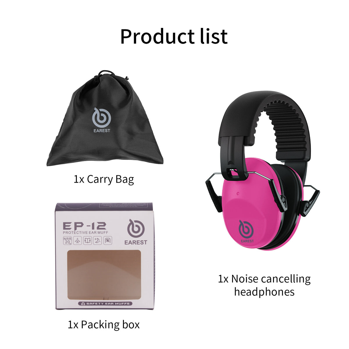 Hearing Protection Ear Muffs Noise Reduction for Shooting Range