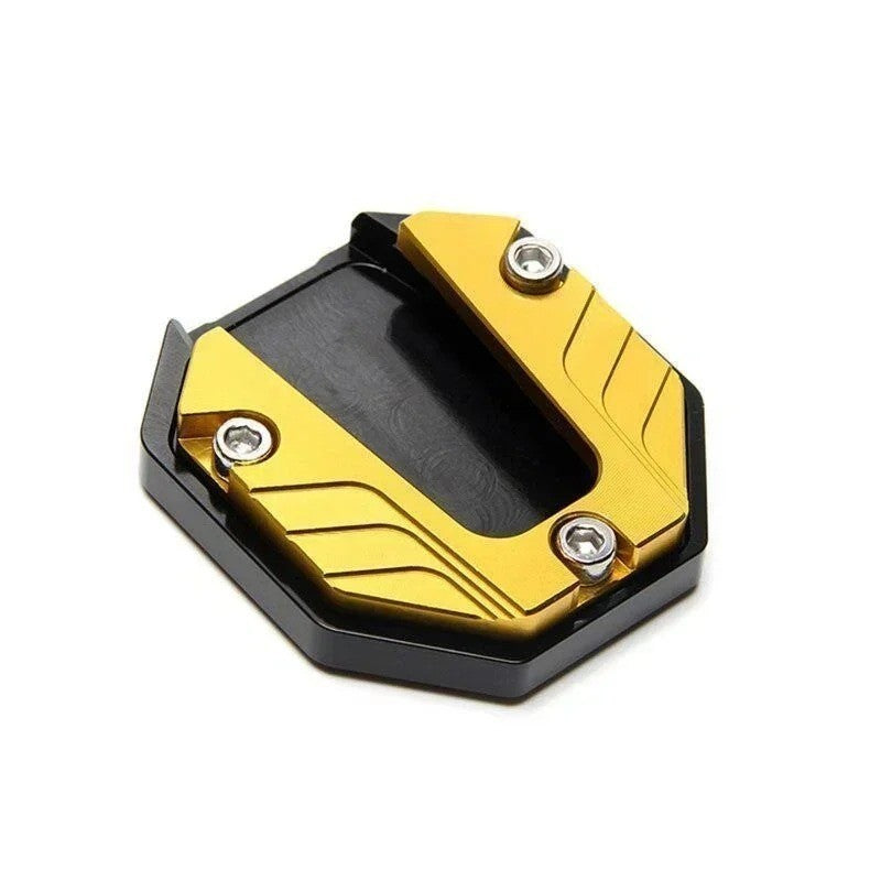 Motorcycle Kickstand Extender Support Pad - Stable Ground Parking Accessory