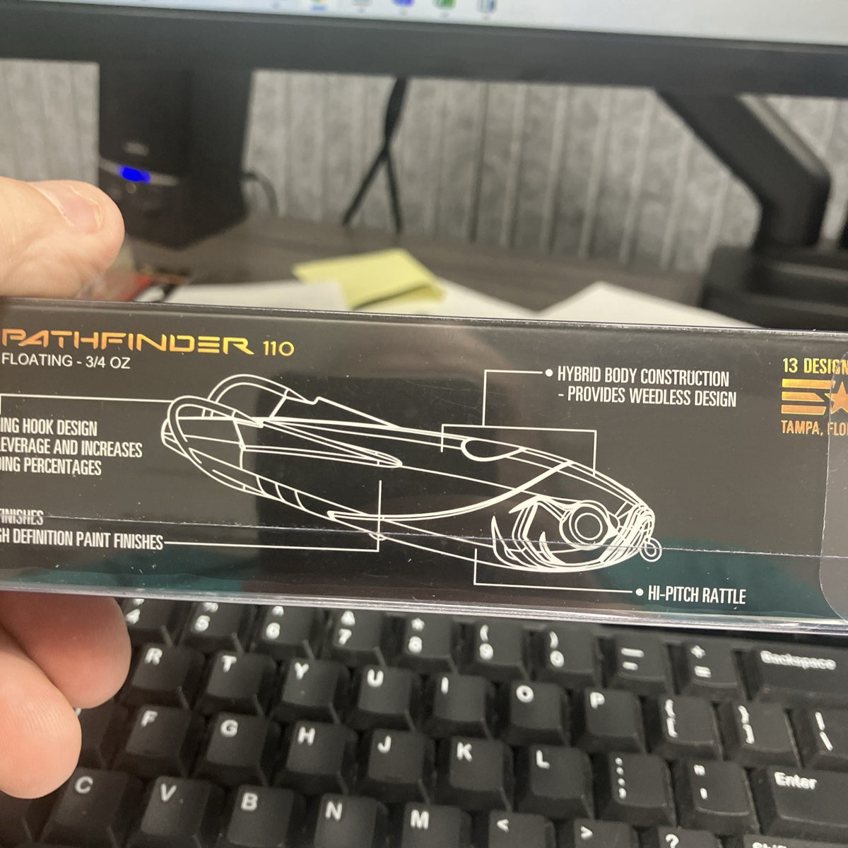 13 Fishing Pathfinder Hybrid Walking Bait Lunar Shad