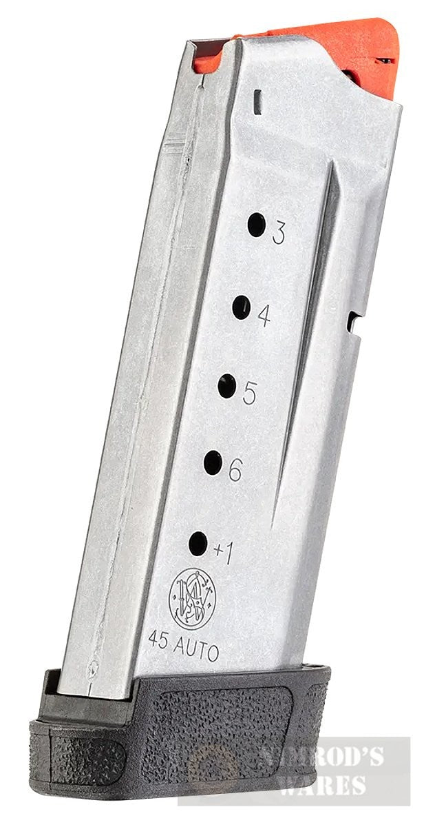 7-Round Stainless Steel Magazine for M&P45 Shield .45 ACP - Pack of 2