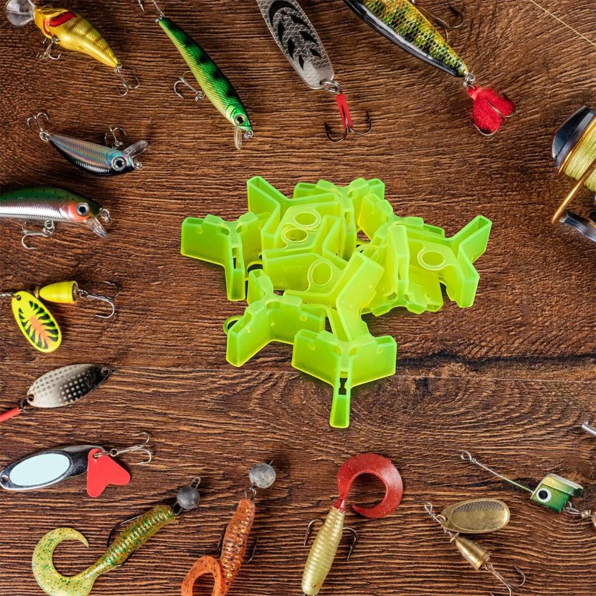 100pcs Fishing Hook Protector Covers Assorted Sizes Treble Hook Sheaths