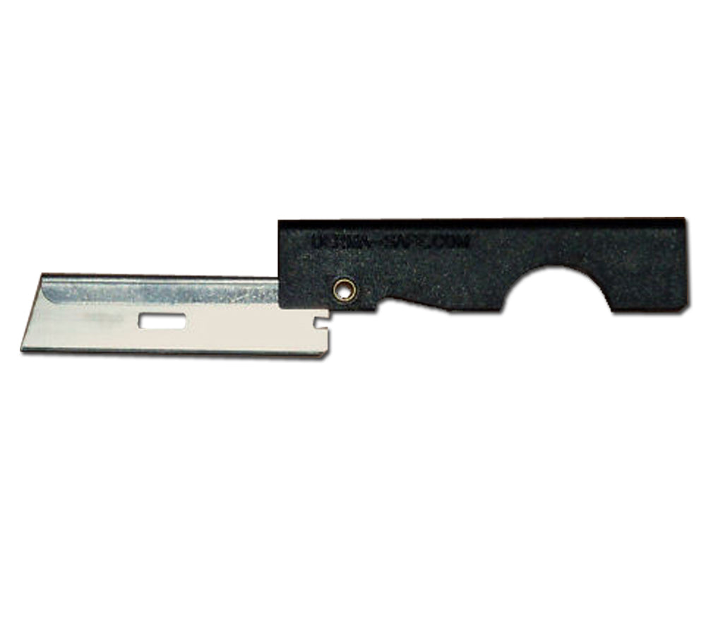 Derma Safe Folding Utility Knife 10 Pack - Black Survival & Camping Tool
