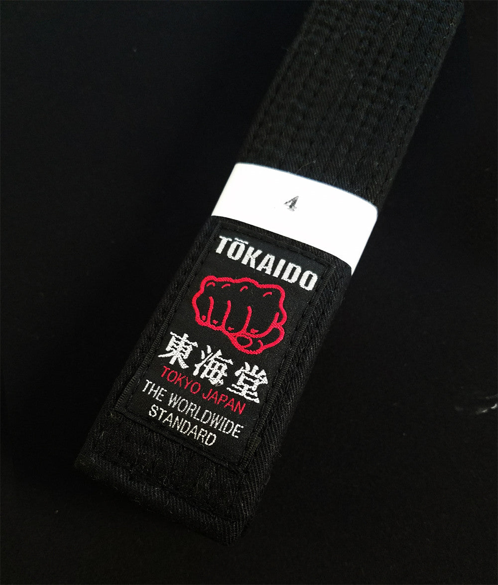 Official Tokaido Karate Cotton Belt - Japanese Made Martial Arts Belt