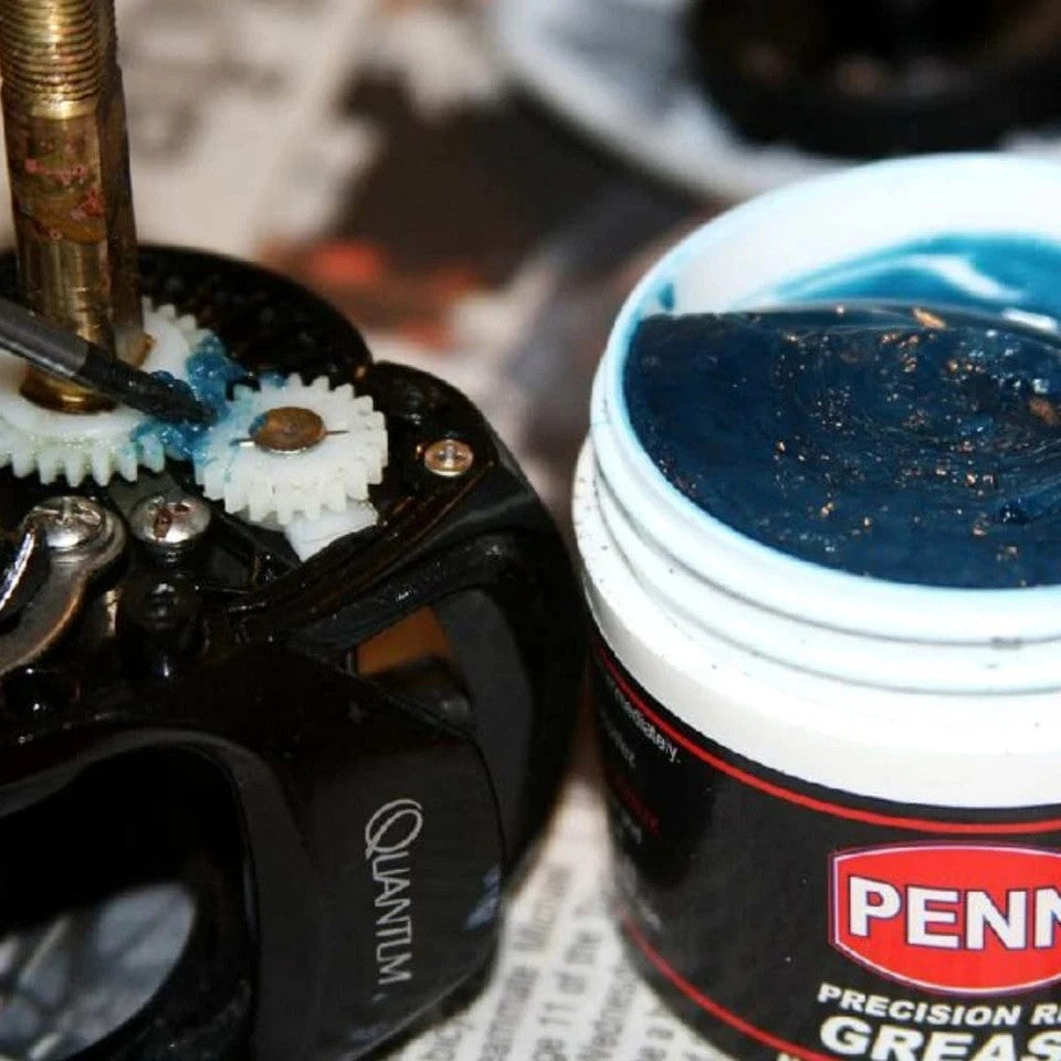 Fishing Reel Grease 2 oz Waterproof Lubricant for Spinning & Baitcasting Reels