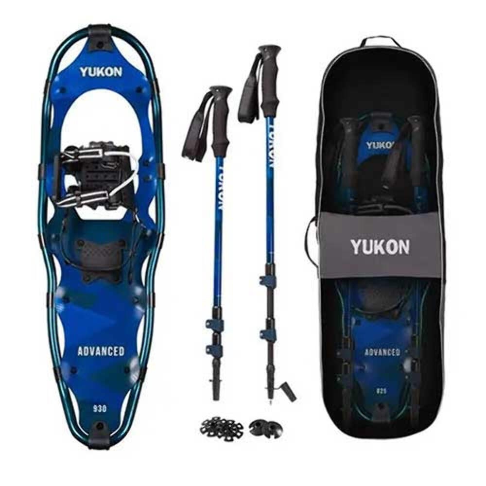 Snowshoe Kit with Durable Aluminum Frame & Easy Bindings for Winter Hiking