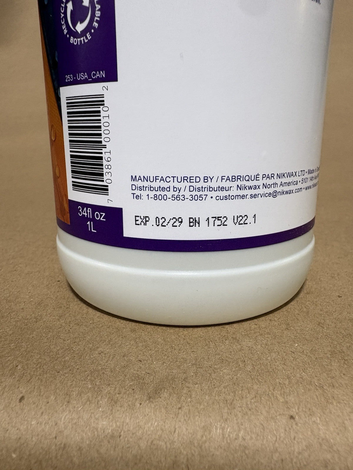 Nikwax Waterproofing Wash-In Treatment for Breathable Clothing 1L