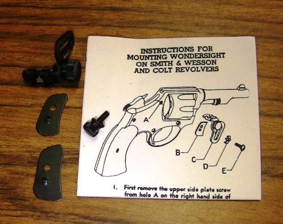 Adjustable Revolver Sight for S&W & Imitations - Easy Install, Improved Accuracy