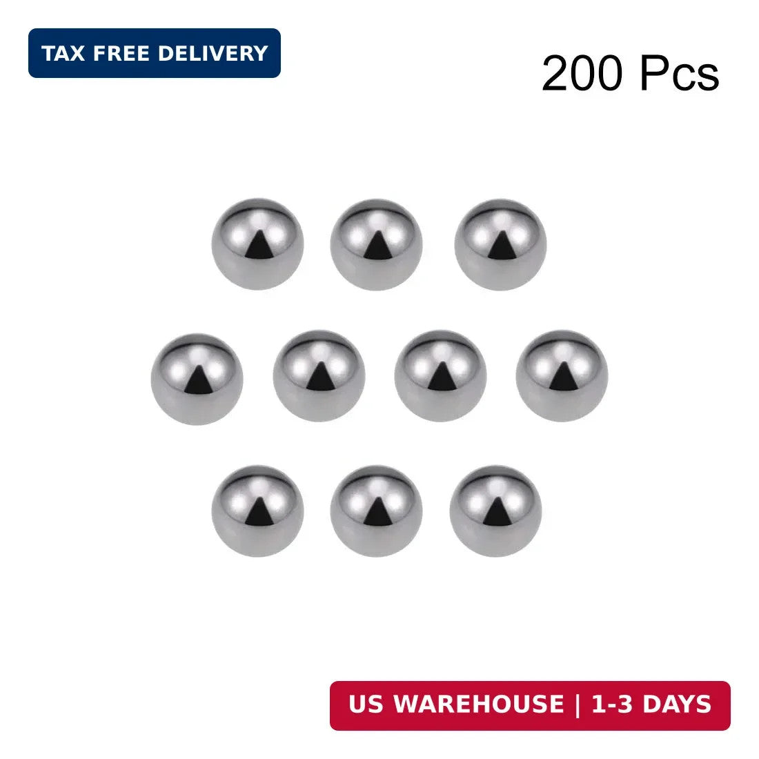 6mm Carbon Steel Bearing Balls 200pcs Precision Balls for Mechanical Use
