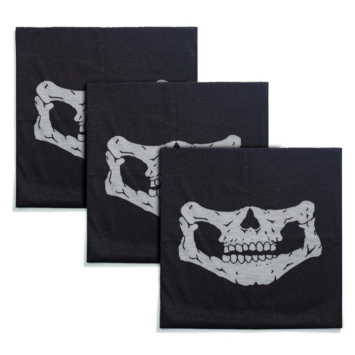 3 Pack Skull Balaclava Face Masks for Motorcycle Skiing Outdoor Sports