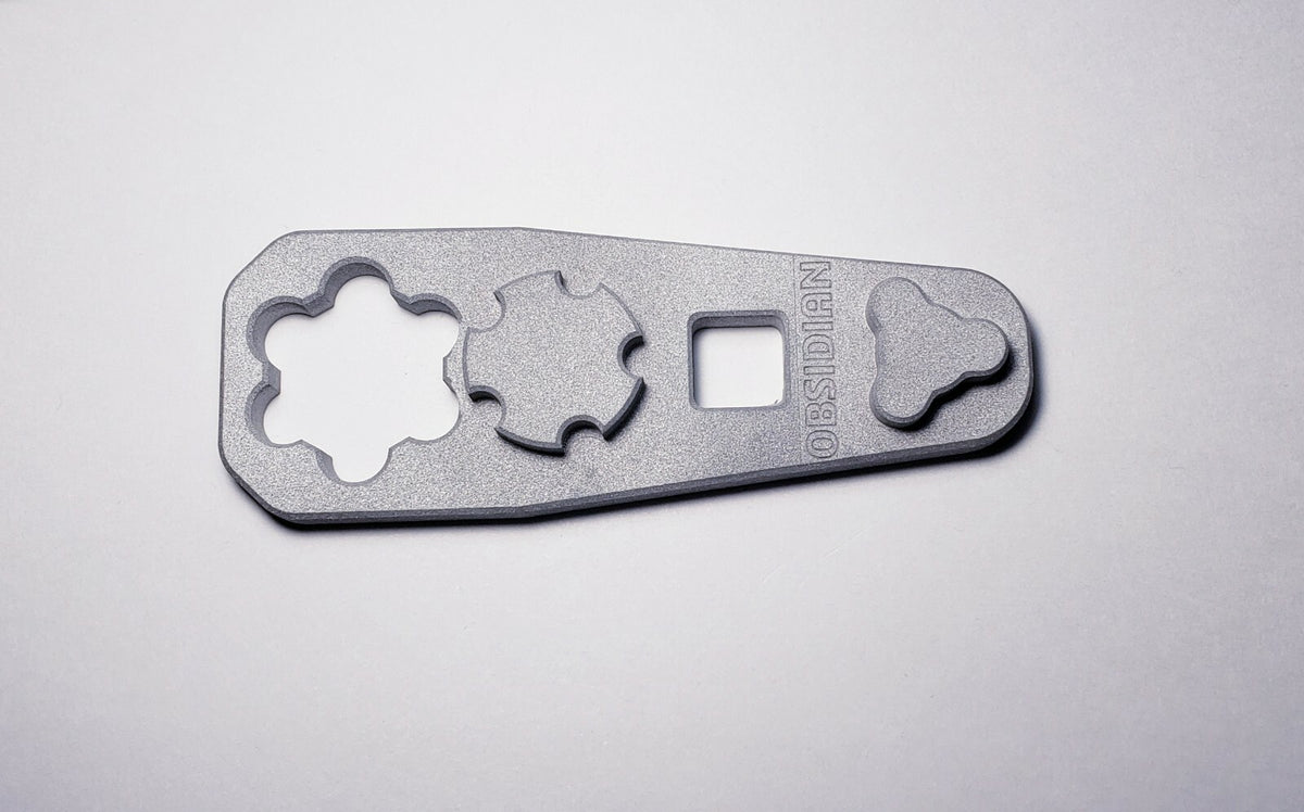 Rugged Obsidian 9 & 45 Wrench Tool - Aluminum 3-in-1 Suppressor Tool, USA Made