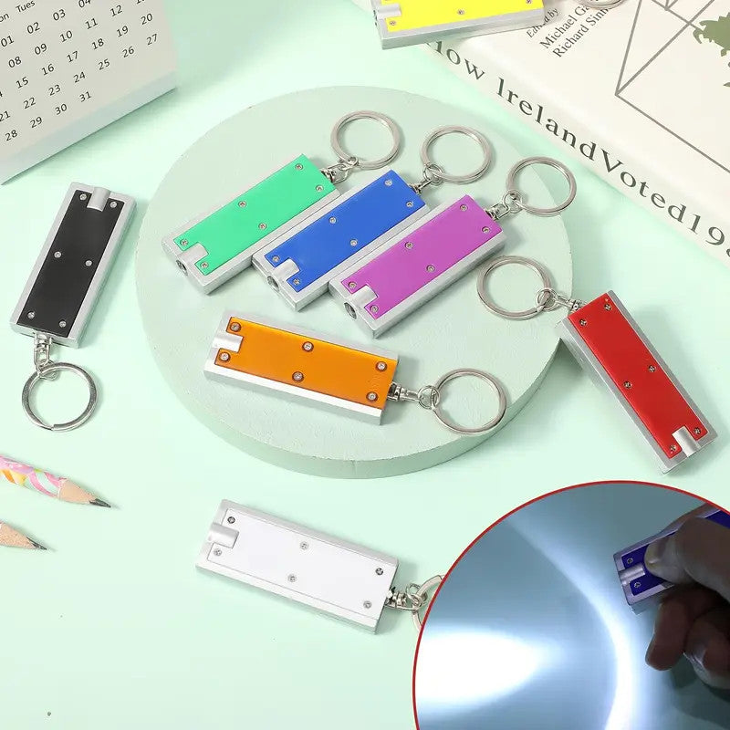 Mini Keychain Flashlight LED Light Bulk Pack for Outdoor Use