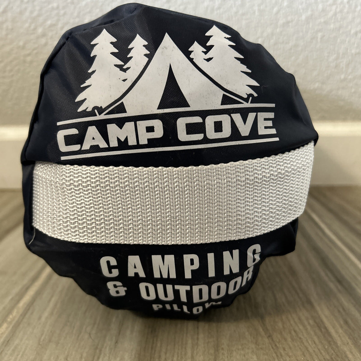 Camping Pillow with Jersey Cotton & Shredded Memory Foam - 15x21 Compressible