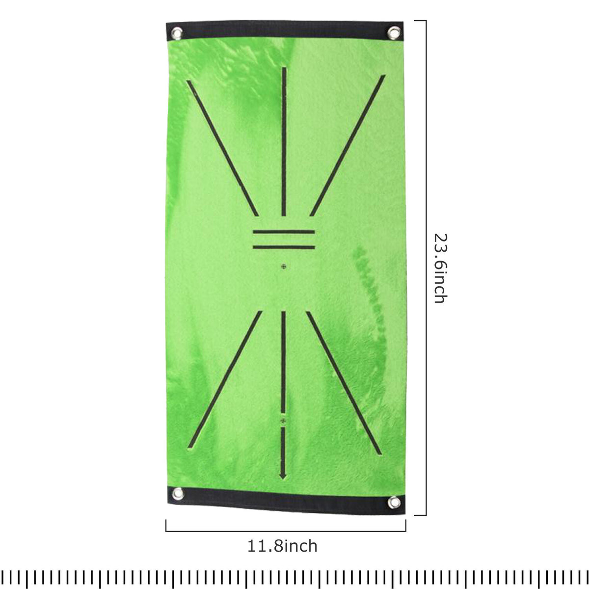 Golf Training Mat Swing Detection Practice Aid with Balls & Carrying Bag
